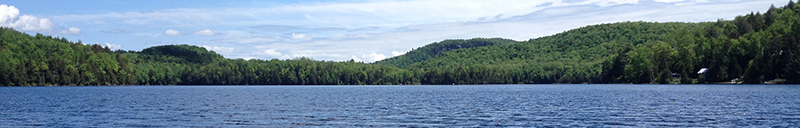 panoramic view of lake